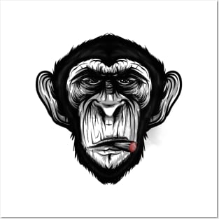 Cigar Chimp Posters and Art